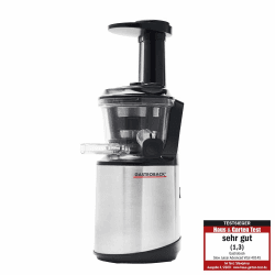 🌿🍹 GASTROBACK Slow Juicer Advanced Vital, Schwarz, Silber - Entsaften leicht gemacht! 🍎🥦