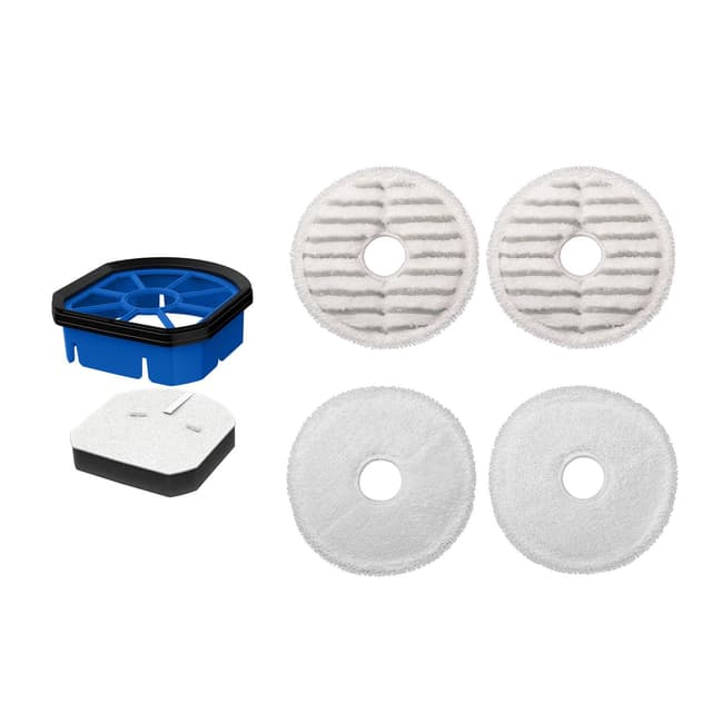 🧼🌟 BISSELL Zubehör-Kit Für SpinWave + Vac | Wiederverwendbare Mopps & Filter