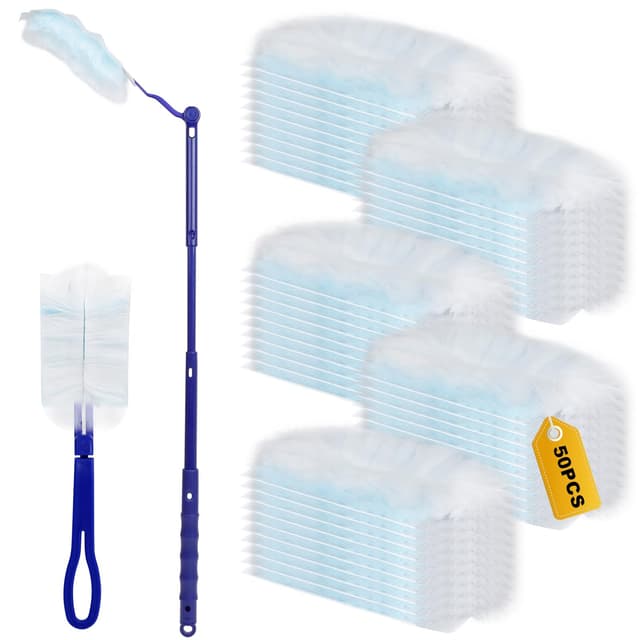 🧹🏡 AiQInu Mikrofaser Staubwedel Packung - 52-teilig - Waschbar und Langlebig 🏡🧹