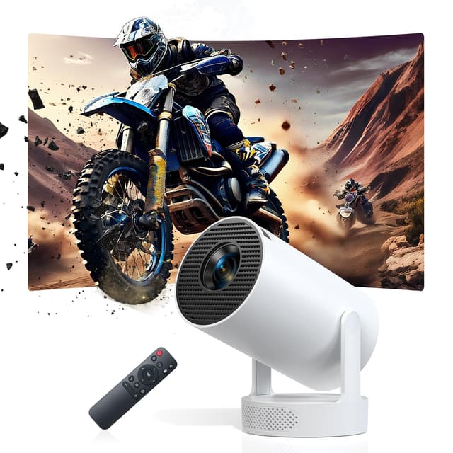 Smart Mini Beamer, Upgraded Hi-Fi Mini-Projektor mit 4K-1080P-Unterstützung 📽