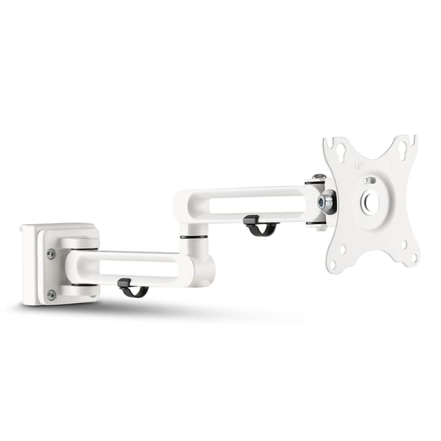 InLine Slatwall – Monitor Halterung lang, Wandhalterung für das Slatwall System, weiß 23183B 🖥️