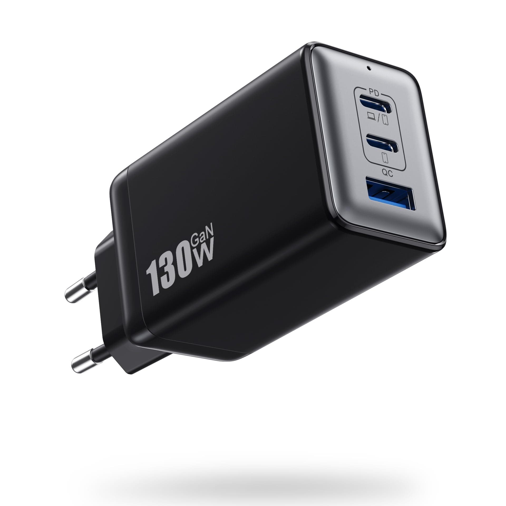 🔋🔌 USB C Ladegerät 130W, 3-Port PD QC Schnellladegerät GaN III Netzteil, 65W Laptop Ladegerät