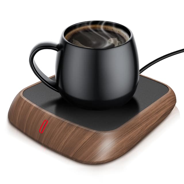 🔥 Super Deal! MQFOUR Elektrischer Kaffeewärmer mit 3 Temperatureinstellungen 🌡️