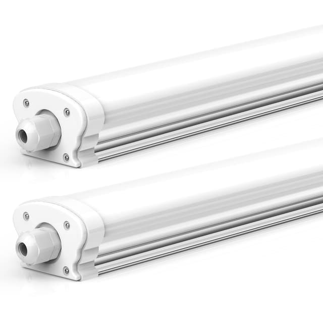 JESLED - 2er Set LED Feuchtraumleuchte 120cm IP65-30W 5200 Lumen 😍