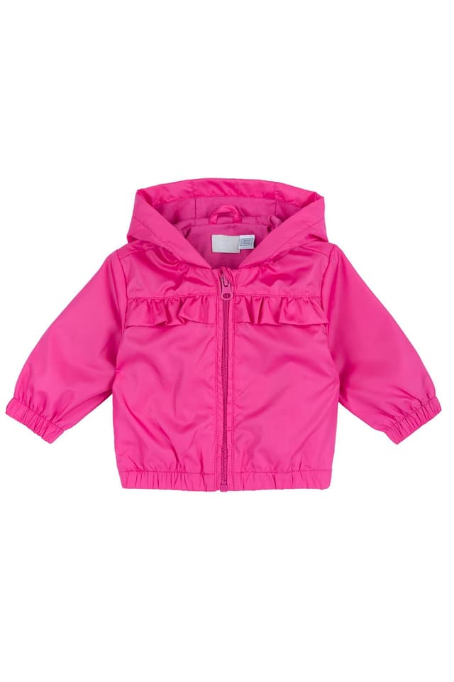 Chicco Jungen Jacke mit Reißverschluss und Kapuze in Fuchsia 👶🧥
