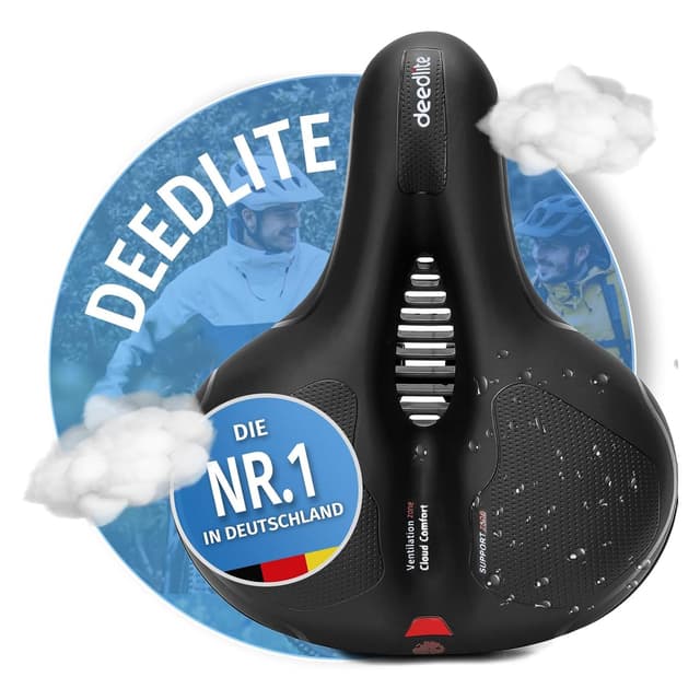 🚲 Fahrradsattel Cloud Comfort Pro Max Sattel - Endlich Schmerzfrei Radfahren 🌟