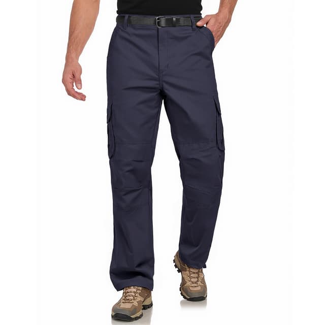 👖 Misfuso Cargohose Herren Baumwolle 3XL Marineblau