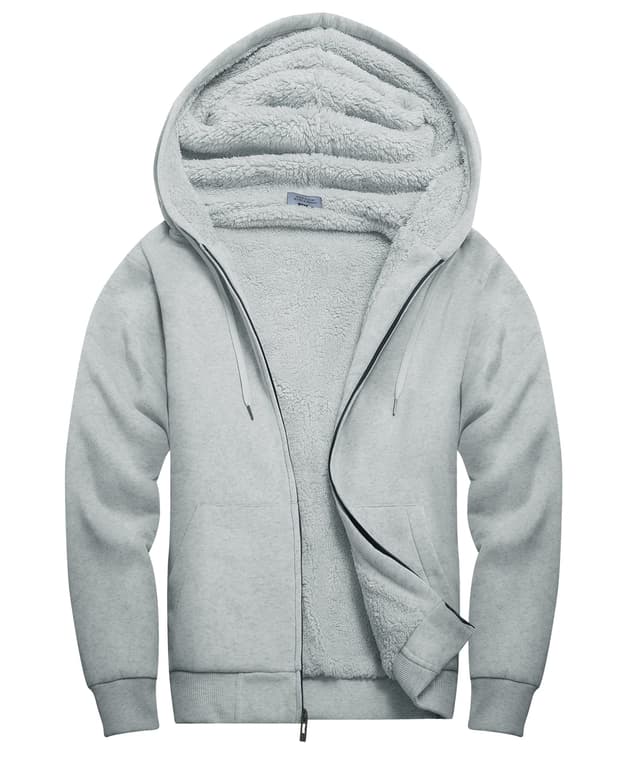 🧥 iGeekWell Winterjacke Herren Hoodie Zipper Kapuzenpullover Kapuzenjacke Sweatjacke für Männer
