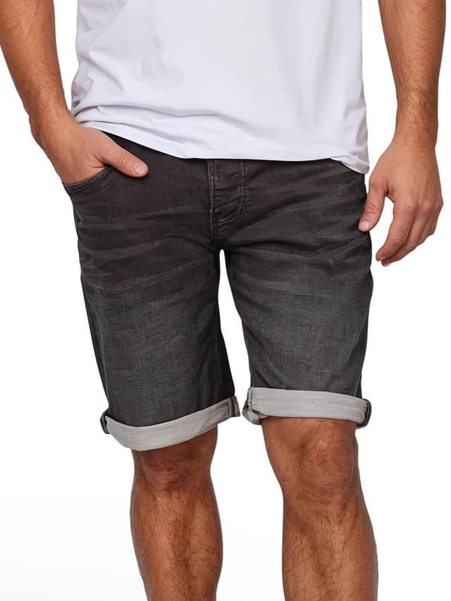 MUSTANG Herren Jeans Short Chicago Short 42 Dark Grey Denim 🌟 Angebot
