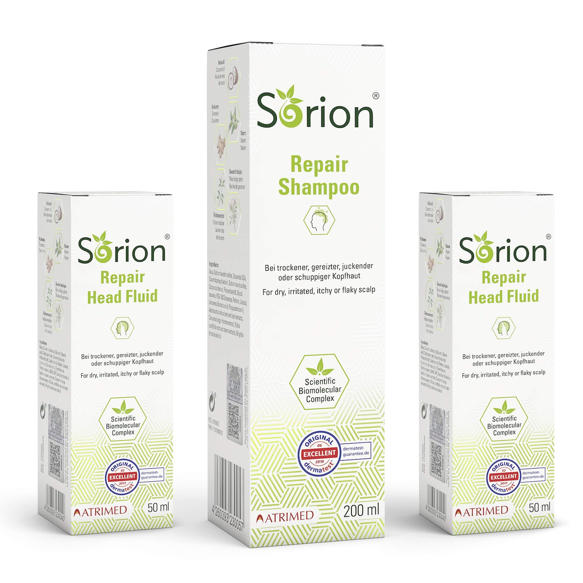🌿 Sorion Kopfpflege Set - Repair Shampoo und Head Fluid 🌿