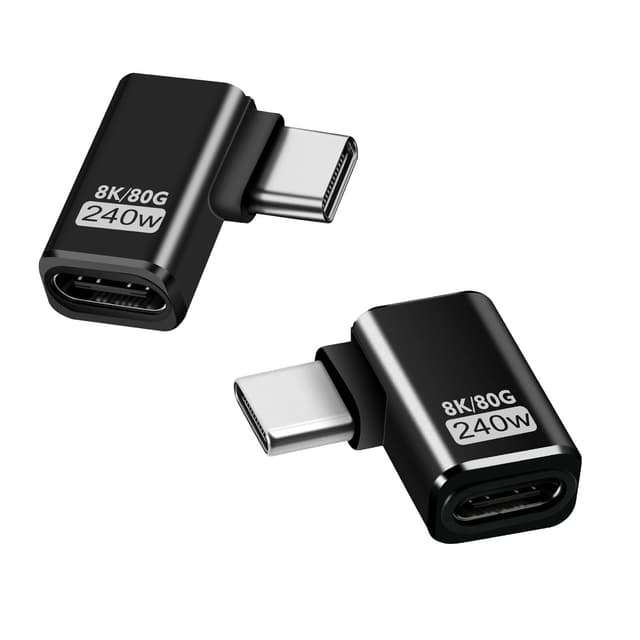 🔌 Puiseno 2 Stück USB-C Adapter - 80Gbps, 240W, Verlustfreie Übertragung! 🚀