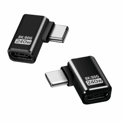 🔌 Puiseno 2 Stück USB-C Adapter - 80Gbps, 240W, Verlustfreie Übertragung! 🚀