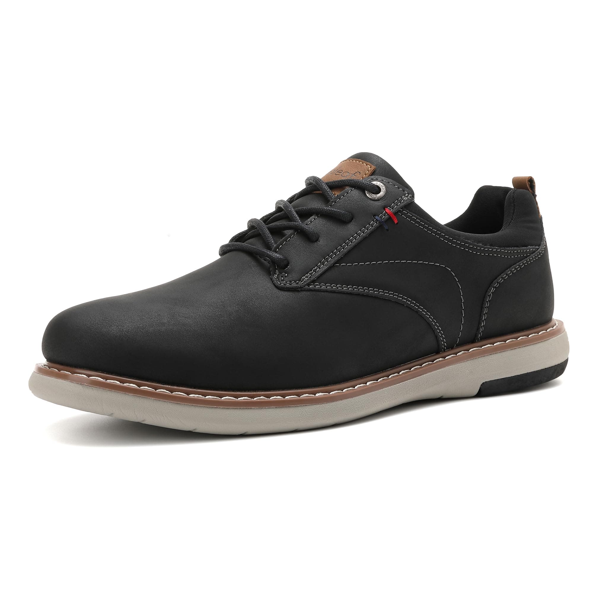 ANALEAF Herren Anzugschuhe Schnürschuhe Sneakers Oxfords Formale Moderne Klassische Schwarz 45 EU 🕶️👞