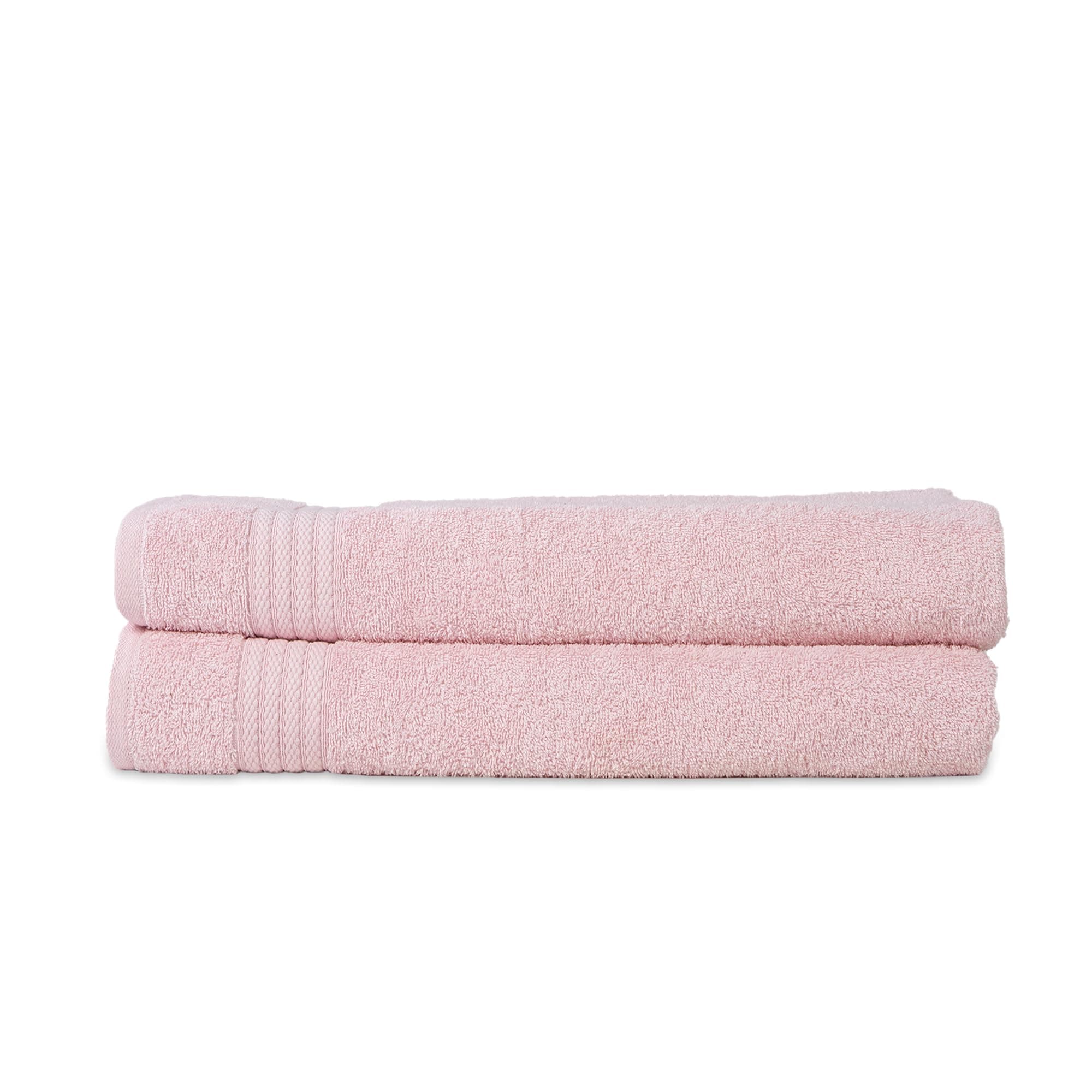 🧖‍♀️ Luxuriöses Saunatuch-Set in Rosa - 2er Pack 80x200 cm 🌸