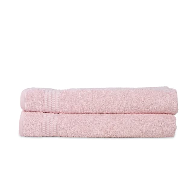 🧖‍♀️ Luxuriöses Saunatuch-Set in Rosa - 2er Pack 80x200 cm 🌸