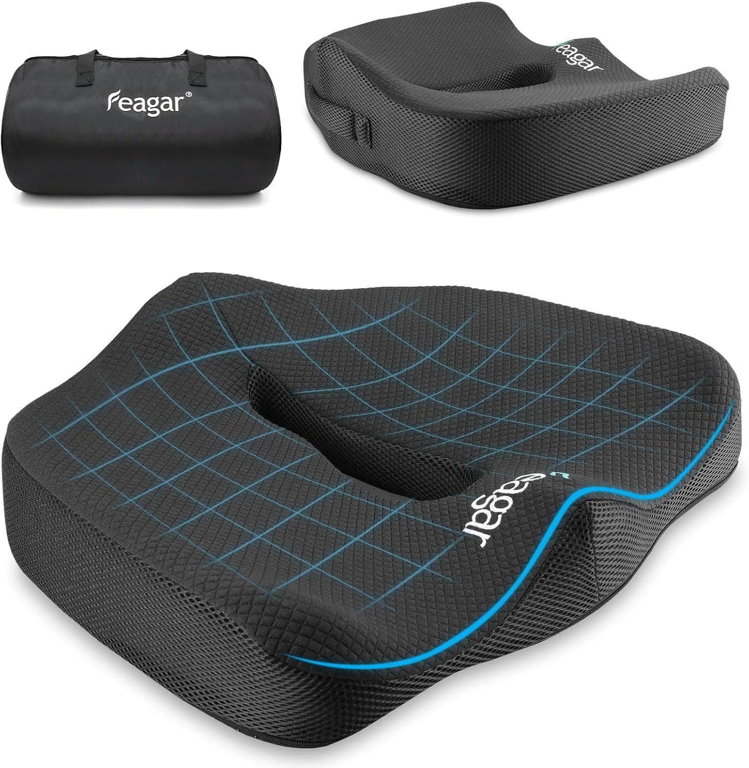 🌟 Feagar Orthopädisches Sitzkissen 🪑
