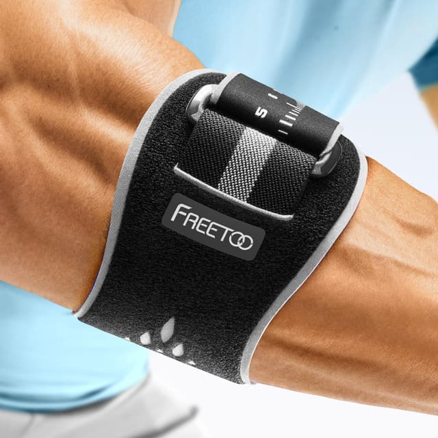 🎾🏋️ FREETOO Leichte Ellenbogenbandage für Tennisarm & Kraftsport