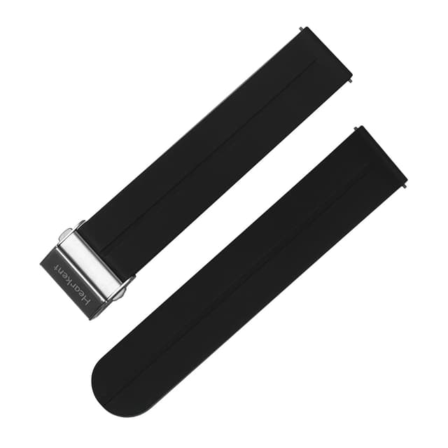 Hearkent 20mm Silikon Uhrenarmband mit verstellbarer Schnalle 😎⌚