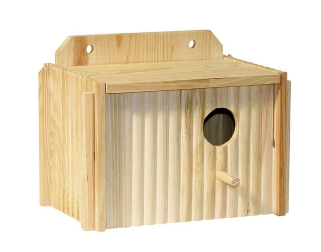 🐦🏡 Super Angebot! Kerbl 82955 Nistkasten für Sittiche 21 x 13 x 13 cm