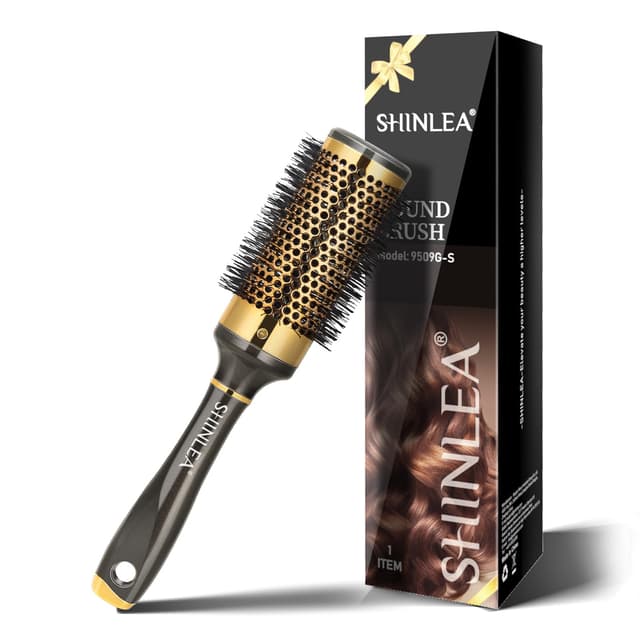 SHINLEA Rundhaarbürste zum Stylen - Locken, Föhnen und Glätten 🌟