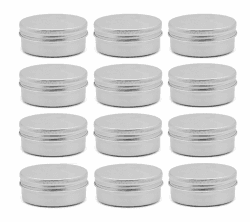 🌟 BOBOZHONG Leer Döschen, 12 Stücke Runde Stahl Blechdosen Aluminium Blechdose 🌟