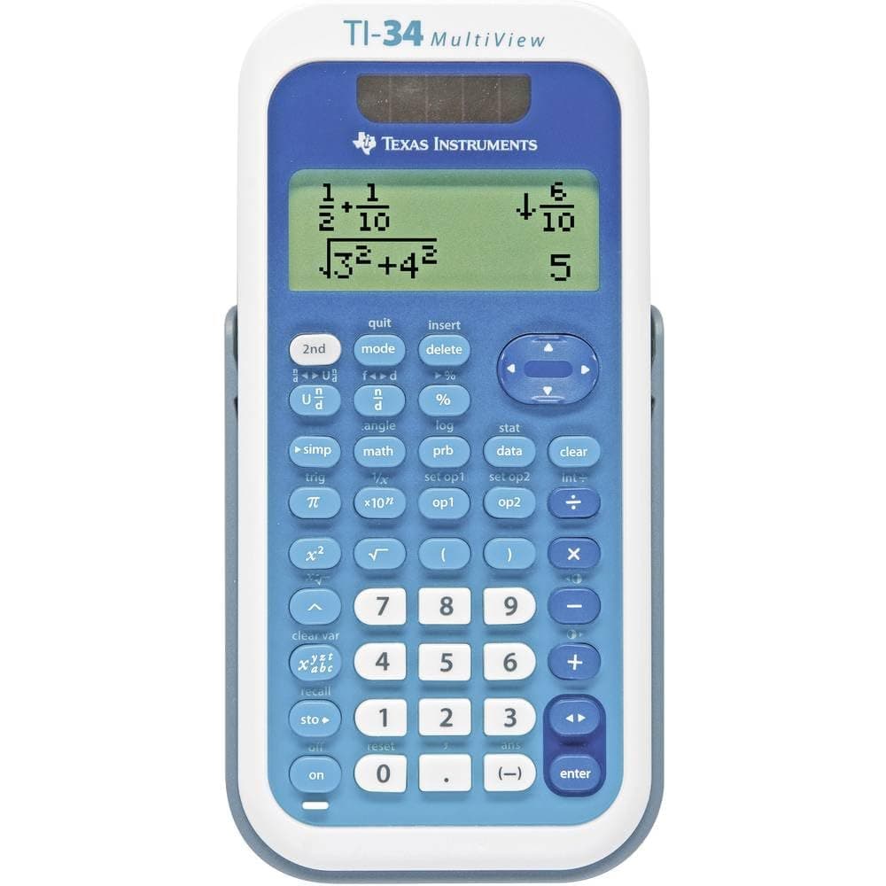 🧮 Texas Instruments TI-34 MV Schulrechner 🌟