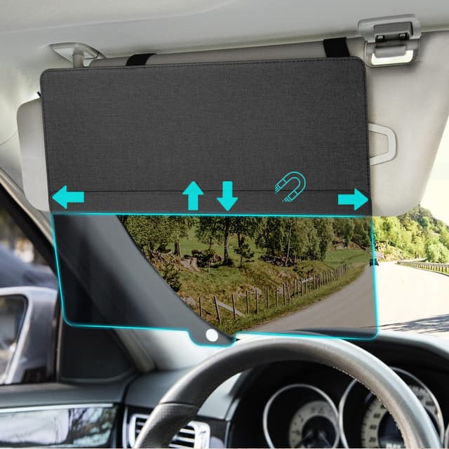 🌞🚗 ZDDGNN Auto Visier Sonnenschutz Verlängerung mit Blendschutzfunktion 🚗🌞