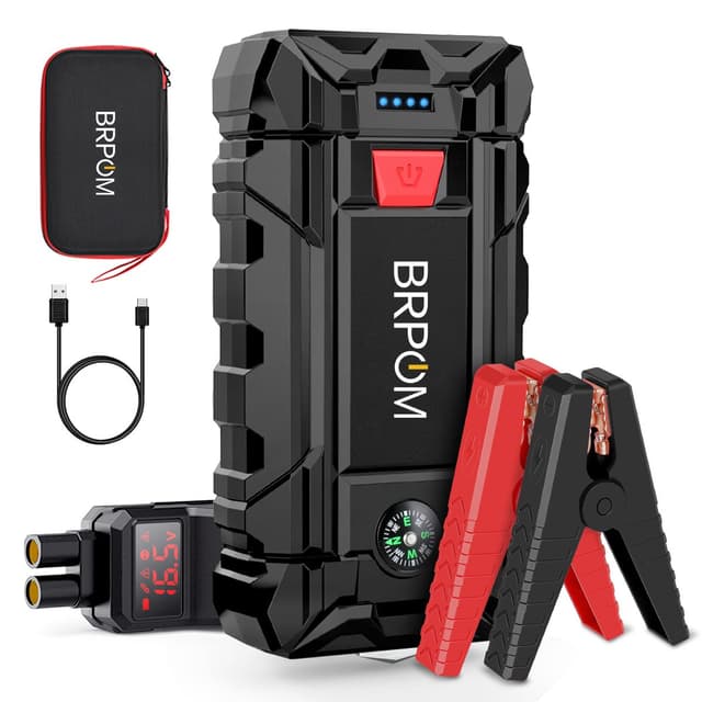 BRPOM Starthilfe Powerbank 5000A 12V Autobatterie-Booster 🚗🔋
