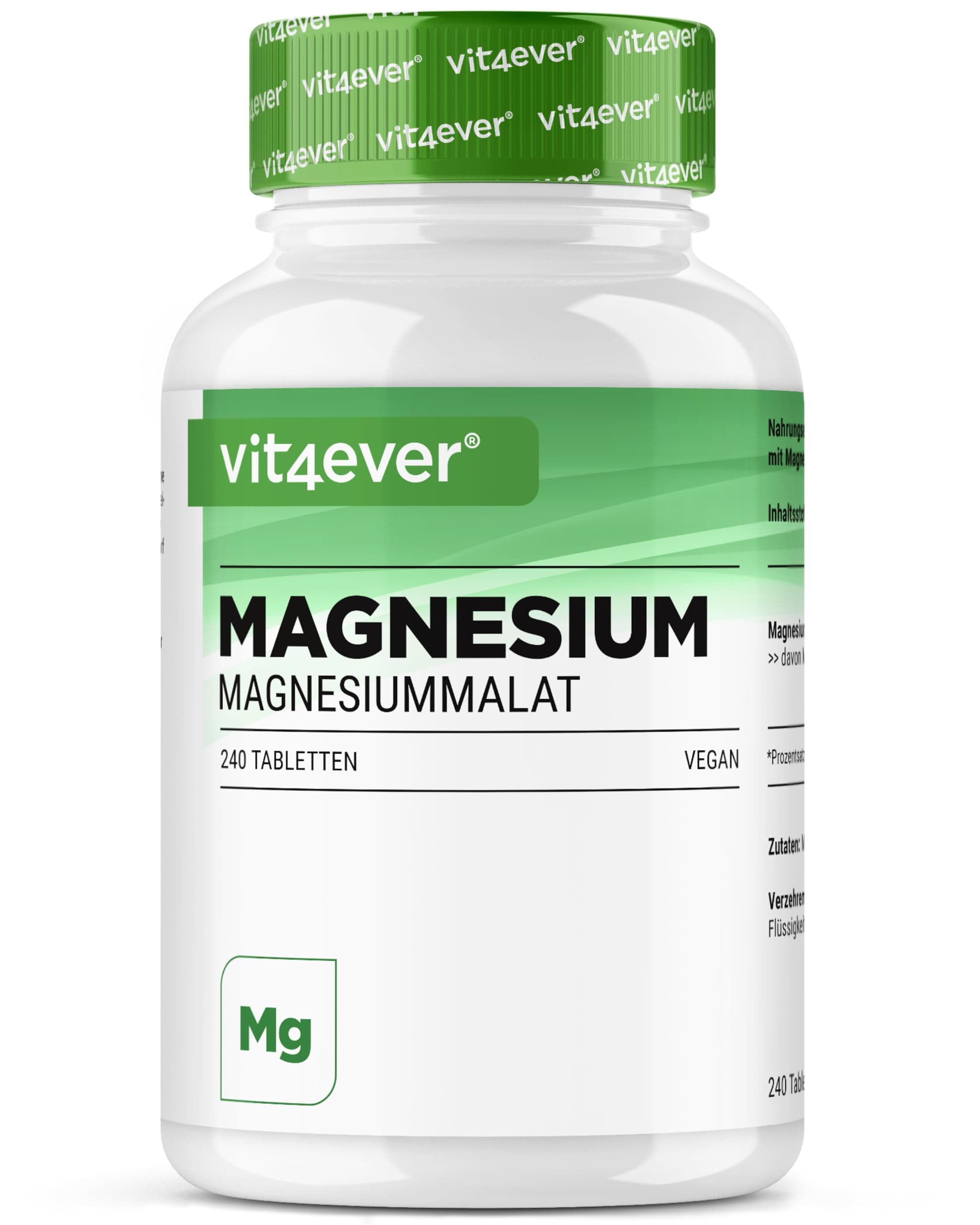 🌟 Magnesium Malat Tabletten - Hochdosiert & vegan 🌿