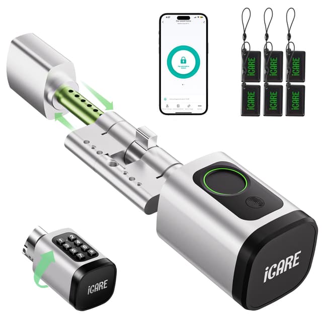 🔒💡 Türschloss Fingerabdruck Smart Lock - Top Angebot!