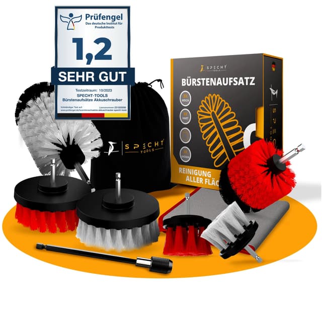 Bürstenaufsatz Akkuschrauber 9er Set 🥇 Bei Kunden Sehr Beliebt