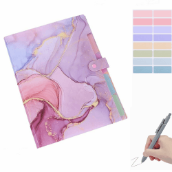 Fächermappe A4 flower purple 🌸 | Dokumentenmappe mit 5 Fächern