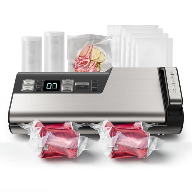 🌟 Mega Deal: Mesliese Vakuumiermaschine, 95 kPa 140 W 🌟