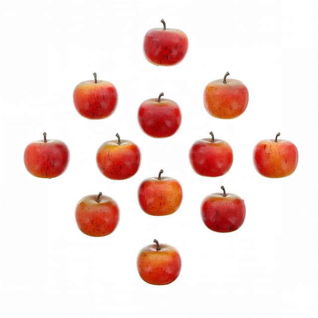 🍎 FRANK FLECHTWAREN Apfel Rot, im 12er Set 🍊