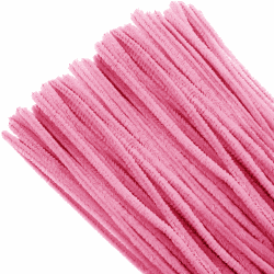 TOAOB 300 Stück Rosa Pfeifenreiniger zum Basteln 🎨🌸 Chenilledraht Biegeplüsch Basteldraht Pfeifenputzer Braun Gestalten von Tieren Figuren und Anderen Formen Dekorieren Kunst Handwerk