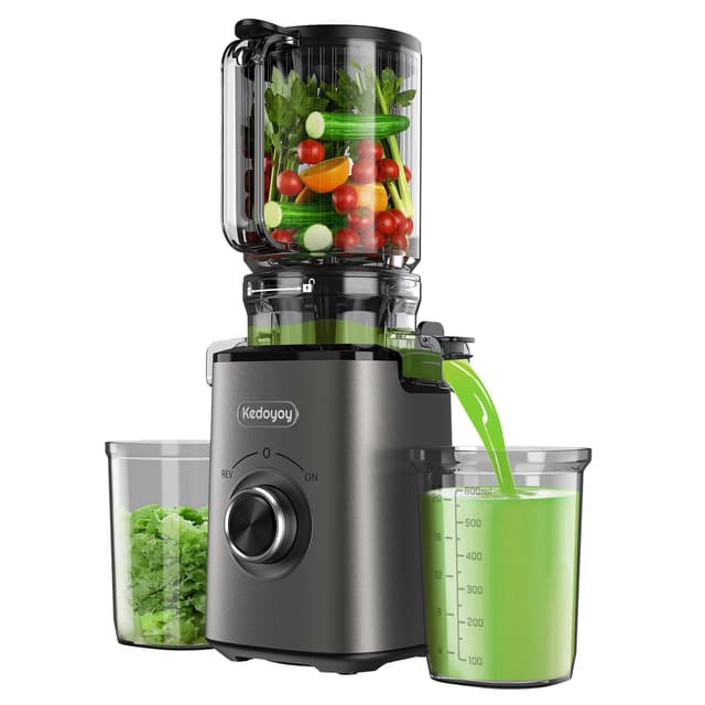 🍏🥒🍹 Entsafter Slow Juicer mit XL-Einfüllöffnung & Kaltpresstechnologie