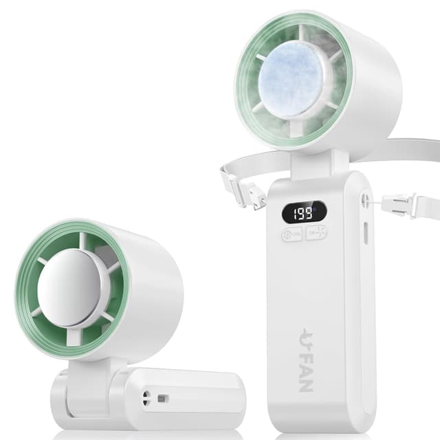 🌬️🌀 Mini Ventilator 2025 Neuestes Modell - Handventilator mit Kühlfunktion
