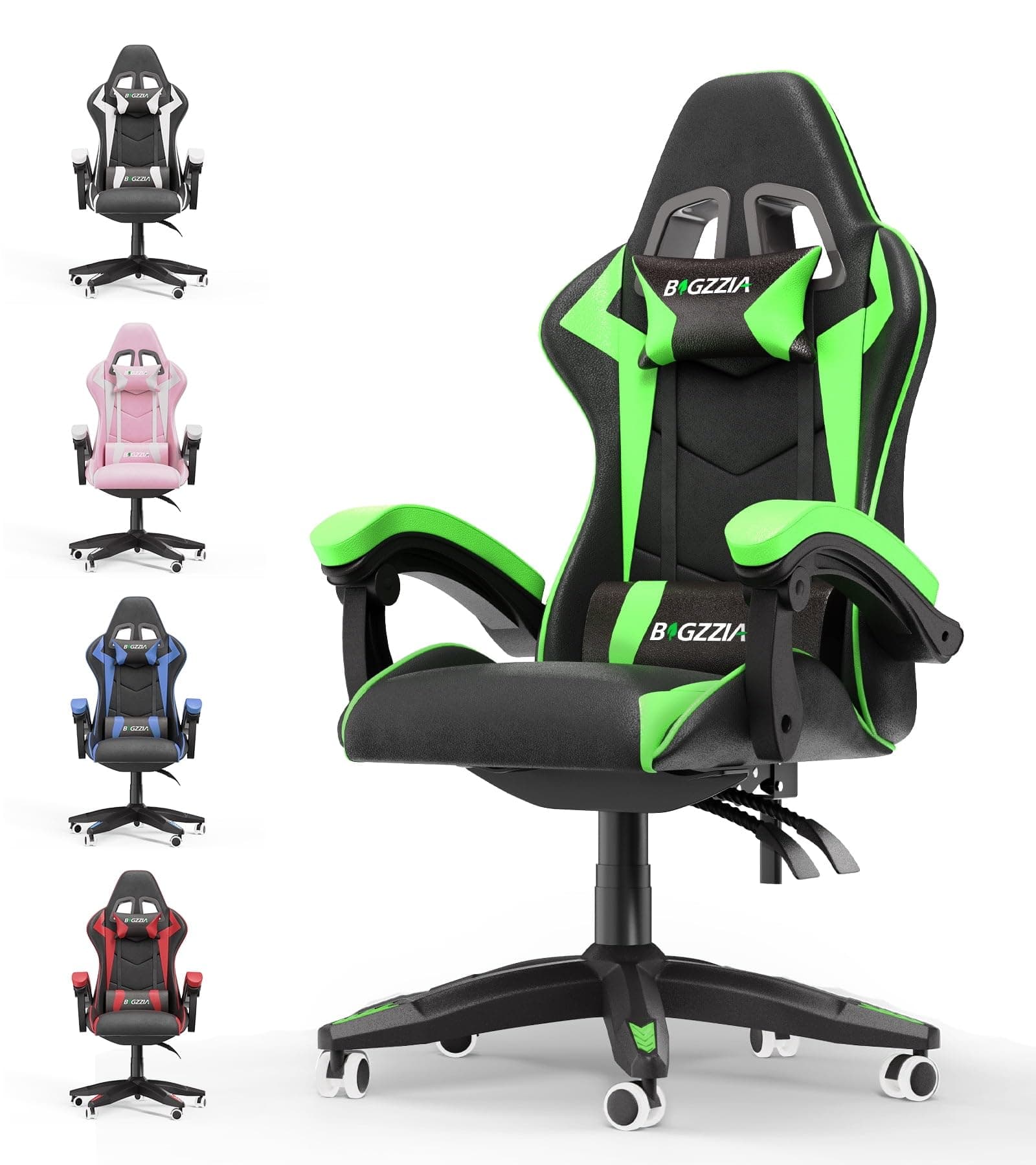 Bigzzia Gaming Stuhl Gaming Sessel - Ergonomisch Gaming Chair 🎮🪑