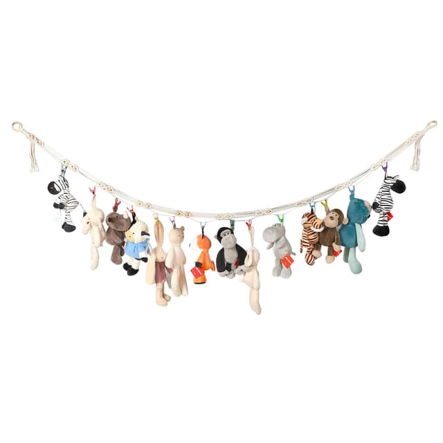 🧸 Stofftier Aufbewahrungsnetz Hängematte 🌟 Kuscheltier Aufbewahrung 🌈 Teddy Hängematte