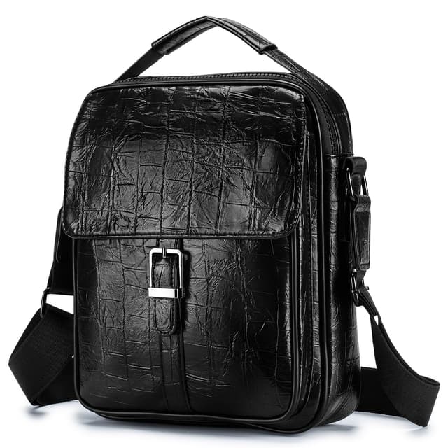 SUCIKORIO Leder Umhängetasche Herren Klein 🎒👨🏻