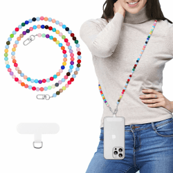 MoKo Universal Telefon Lanyard mit Perlen - Crossbody Strap für stilvolle Frauen 📱