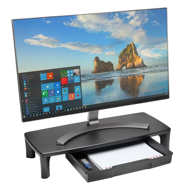 🖥️🖤 Kensington SmartFit Monitor Stand mit Schublade - Bis 30 Zoll Monitor