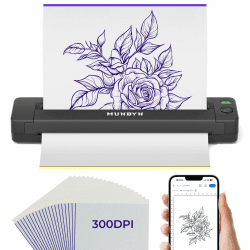 MUNBYN Tattoo Drucker Bluetooth - Deal des Tages! 🖨️💉