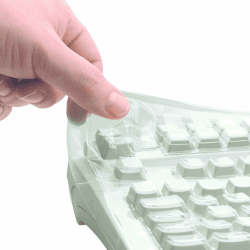 🔒🌊 CHERRY WetEx Film de Protection Flexible pour Clavier CHERRY G84-4100 🌟🔒