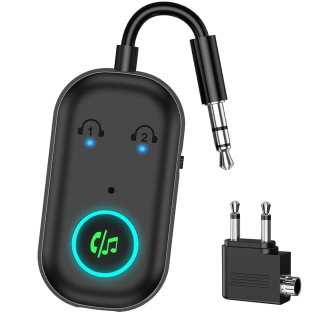 Ankilo Bluetooth 5.3 Adapter Transmitter & Sender für Flugzeug 🎧🔊