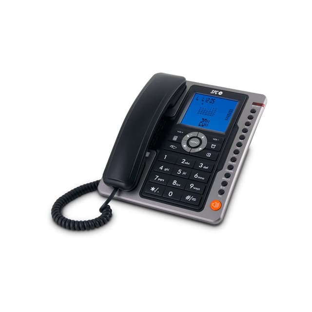 SPC Office Pro - Festnetz-Tischtelefon mit großem batteriebetriebenem Display 📞🔋