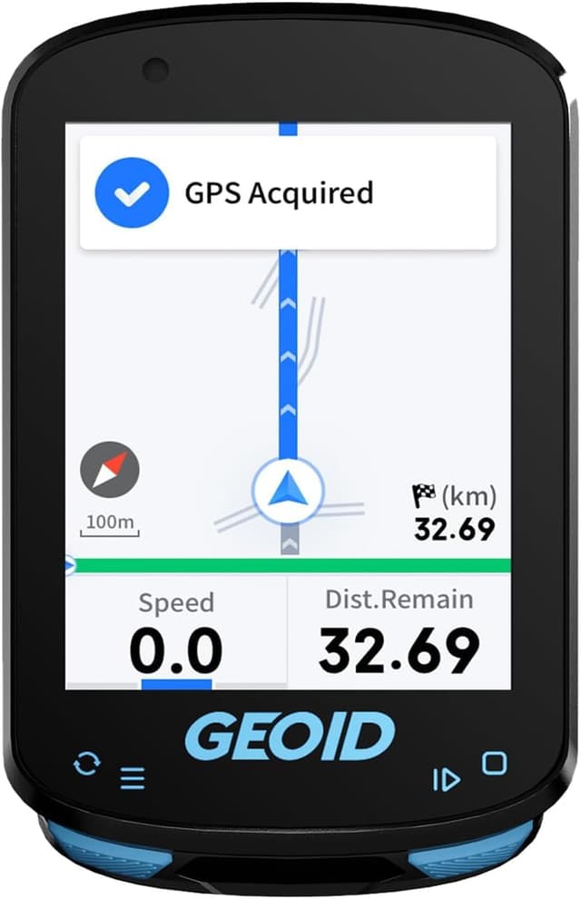 🚴‍♂️ GEOID CC600 GPS Fahrradcomputer - Bunter Fahrrad Tacho mit WiFi & Bluetooth