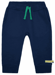 🌈 Deal: loud + proud Unisex Kinder Weiches Sweat, GOTS Zertifiziert Freizeithose 122-128 Ultramarine 🌟