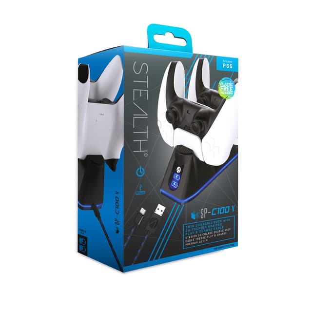 🎮🔋🎁 Sonderangebot: Stealth SP-C100 V Doppelladestation für PS5 Schwarz
