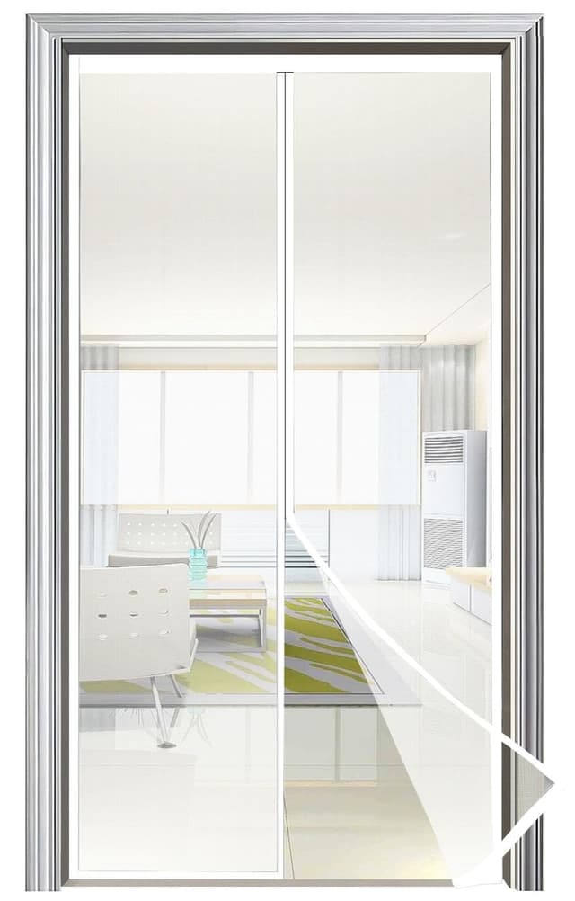 Premium Fliegengitter für Balkontür 90x220cm weiß 🦟🚪